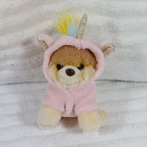 Gund Itty Bitty Boo Unicorn Sleeper Plush Stuffed Animal Dog Pajama Hoodie Mini